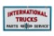 International Trucks Service Porcelain Sign