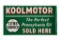 Cities Service Koolmotor Tin Flange Sign