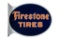 Firestone Tires Porcelain Flange Sign