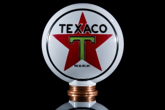 Texaco Gasoline Gas Pump Globe