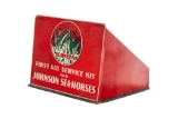 Johnson Sea Horse Service Tin Display.