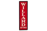 Willard Batteries Tin Sign