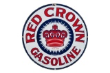 Early Red Crown Gasoline Porcelain Sign