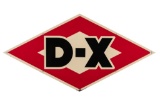 D-x Gasoline Porcelain Sign