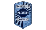Authorized Nash Service Porcelain Sign