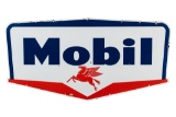 Mobil Oil Porcelain Sign Small Trapezoid