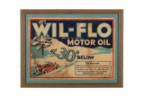 Rare Ace High Wil-flo Motor Oil Advertisement