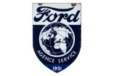 1951 Ford Service Porcelain Sign