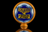 Rare Richfield Gasoline Gas Pump Globe