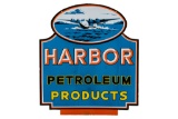 Rare Harbor Petroleum Products Porcelain Sign