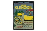 Union Klenzoil Aristo Motor Oil Tin Sign