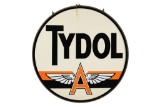 Tydol Flying A Porcelain Sign In Frame