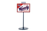 Waverly Motor Oil Porcelain Curb Sign