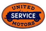 United Motor Service Porcelain Sign