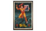 1927 Sil Siloil Framed Poster French