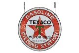 Early Texaco Filling Station Porcelain Sign