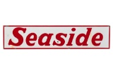 Seaside Gasoline Porcelain Sign