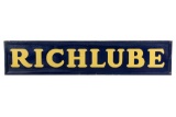 Richfield Richlube Porcelain Sign