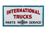 International Trucks Service Porcelain Sign