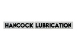 Hancock Lubrication Porcelain Sign