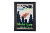 Framed Mobilgas Power & Quick Starts Advertisement