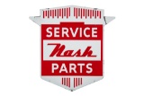 Nash Parts & Service Porcelain Shield Sign