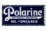 Polarine Oil & Greases Porcelain Flange Sign