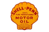 Shell-penn Motor Oil Porcelain Sign