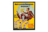 Dupont Radiator Service Framed Advertisement