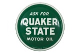 Quaker State Motor Oil Tin Sign
