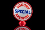 Socony Special Gasoline - Esso Extra Globe 16.5