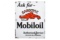 Mobil Mobiloil Gargoyle Porcelain Sign