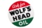 Wolf's Head Motor Oil Tin Sign
