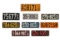 Lot Of 10 1920-1929 Illinois License Plate