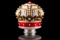 Red Crown Gasoline One Piece Gas Pump Globe