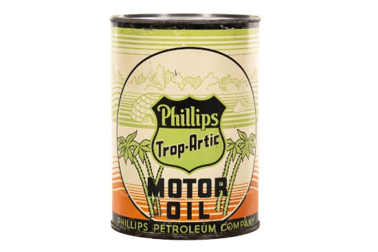 Phillips 66 Trop-artic Motor Oil Can