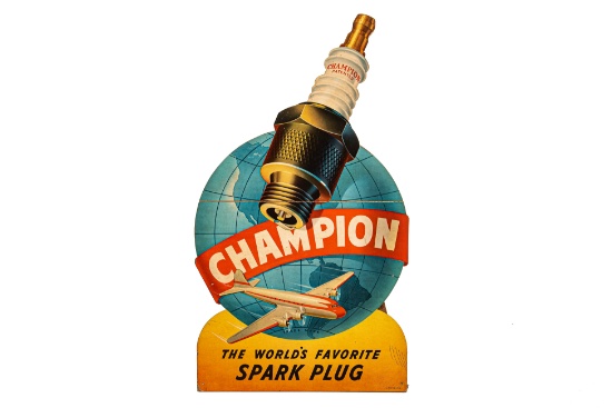 Champion Spark Plugs Display