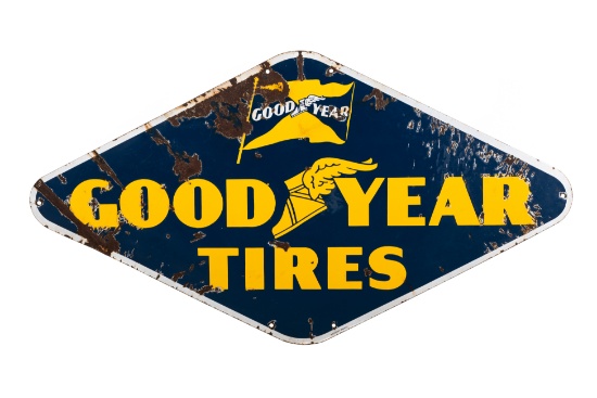 Goodyear Tires Porcelain Sign