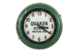 Rare Quaker State Motor Oil Neon Clock