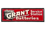 Grant Service Station Batteries Tin Sign