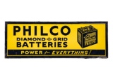 Philco Batteries Tin Sign