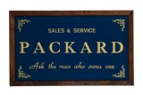 1951 Packard Framed Glass Sign