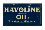 Early Indian Refining Havoline Motor Oil Tin Sign
