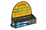 Early Mazda Auto Lamps Tin Countertop Display