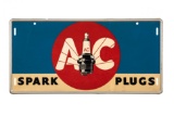 Ac Spark Plugs Tin Sign