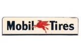 Mobil Tires Tin Tire Rack Sign