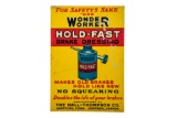 Wonder Worker Brake Dressing Tin Sign