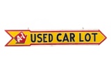 Ford A-1 Used Car Lot Wood Sign