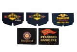 Lot Of 5 Sunoco & Standard Winter Fronts