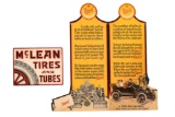 Early Mclean Tires & Zenoil Motor Oil Displays